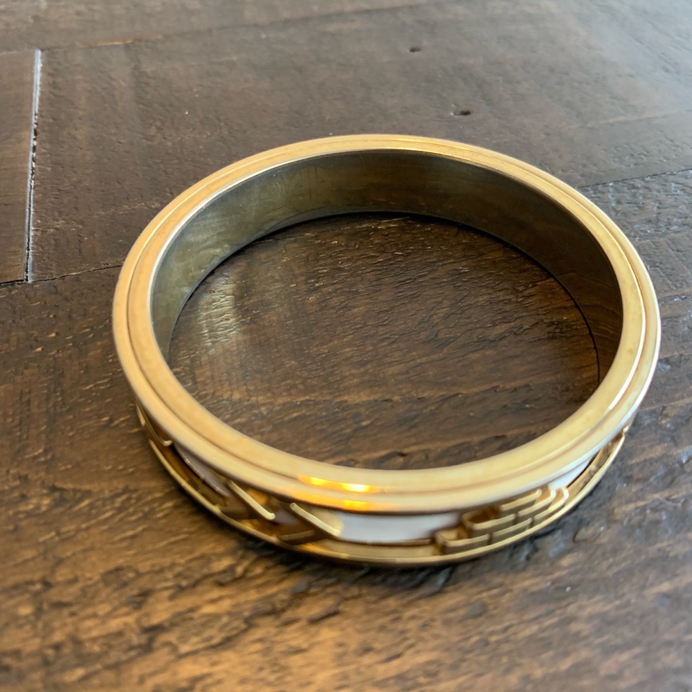 Gold Cuff House of Harlow Cuff Bracelet Aztec White - Picture 6 of 6